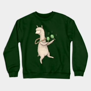 Alpaca on Maracas Crewneck Sweatshirt